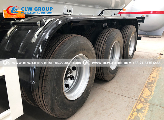 Horizontal Cylindrical 250 PSI LPG Industrial Gas Tank Trailer 49600liter