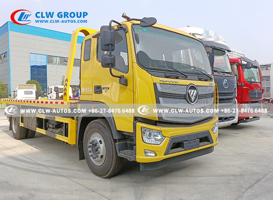 Foton Aumark 6tons Flatbed Towing Truck For AWD Vehicle Road Side Emergency Assistance