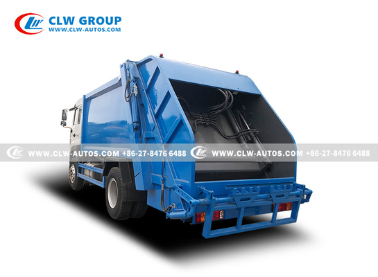 SINOTRUK HOMAN Garbage Compactor Truck With 18m3 Rear Loader