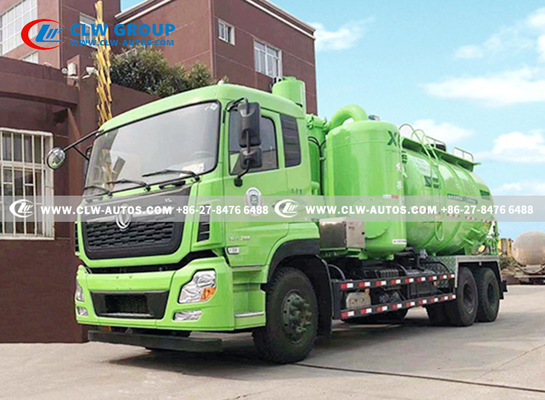 16 Ton Dust Material Transfer Tank Industrial Vacuum Truck