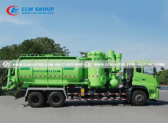 16 Ton Dust Material Transfer Tank Industrial Vacuum Truck