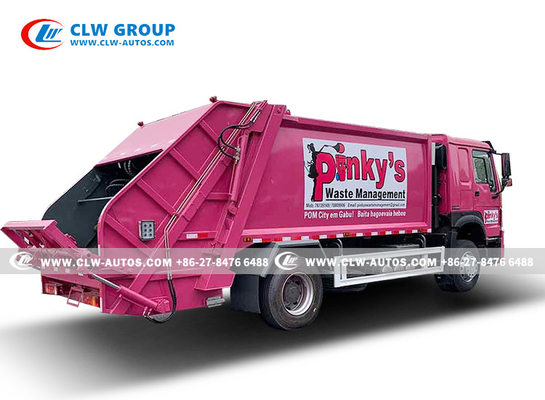 Sinotruk Howo Municipal Waste Collection Garbage Compactor Truck 14 CBM 10 Tons