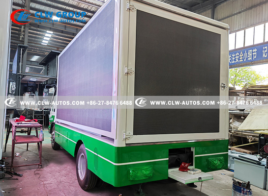 Foton LHD LED Advertising Mobile E-Poster Browsing Screen Truck