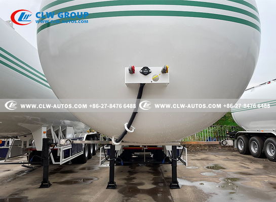 49.6CBM LPG Transport Tanker Propane Delivery Trailer