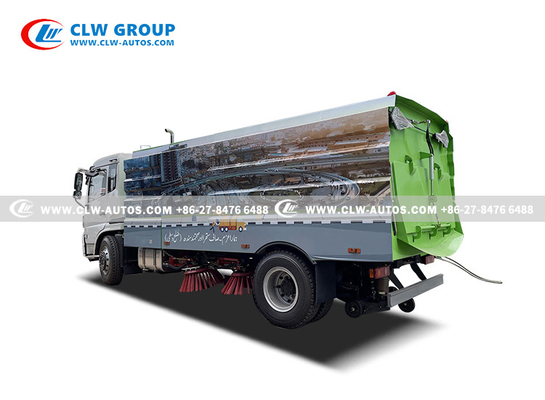 Dongfeng 12 CBM Street Cleaning Machinery Road Sweeper Debris Pick Up Mechanism