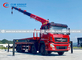 Dongfeng 16 Ton Truck Mounted Crane with Straight Boom Hydraulic Loaders