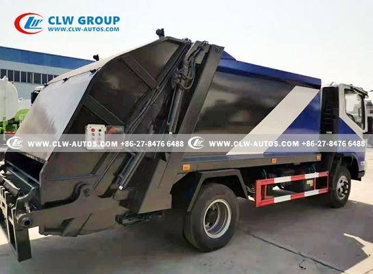 8CBM Foton Compressed Garbage Truck Dirt Debris Collection Truck