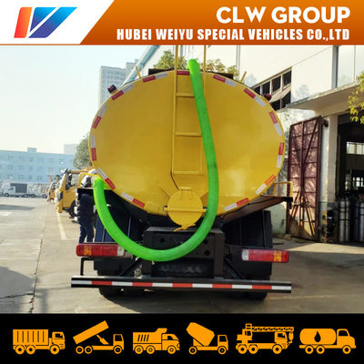 18 Ton HOWO Vacuum Suction Truck Transport Fecal Waste Water From Debris Sites