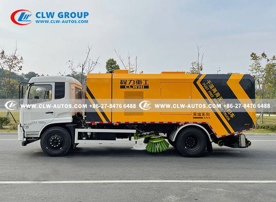 Dongfeng 14cbm Road Sweeper Truck Debris Collection Street Cleaning Machinery