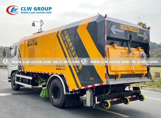 Dongfeng 14cbm Road Sweeper Truck Debris Collection Street Cleaning Machinery