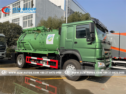 Howo 4x2 160HP 8cbm Vacuum Sewage Suction Truck