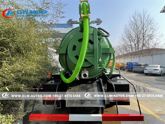 Howo 4x2 160HP 8cbm Vacuum Sewage Suction Truck