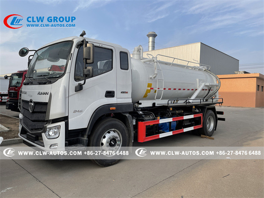 Foton 8000 Liters Vacuum Suction Septic Tank Truck