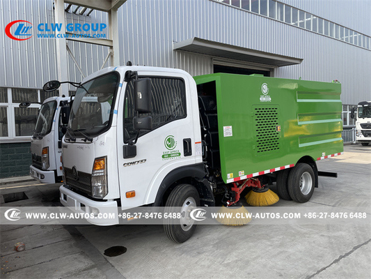 Sinotruk Howo 1500L Water Tanker 4000L Dust Tanker Road Sweeper Truck