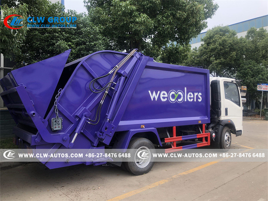 Sinotruk Howo 4x2 10cbm Compactor Garbage Truck For Trash Collection