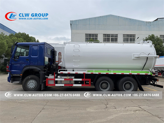 SINOTRUK HOWO 6x4 371HP 15000L Sewage Suction Truck