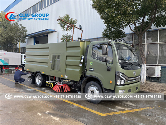 Dongfeng 9cbm Water Tank 5cbm Dust Tank Road Sweeper Truck