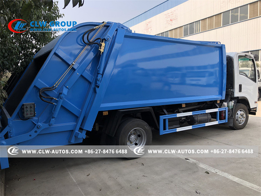 LHD 120HP ISUZU 6cbm 4X2 Compactor Garbage Truck