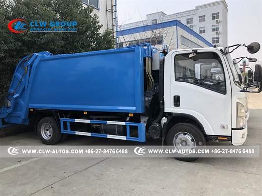 LHD 120HP ISUZU 6cbm 4X2 Compactor Garbage Truck