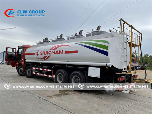 Shacman 8x4 370HP 33cbm 35cbm 37cbm Fuel Tanker Truck For Gasoline Delivery