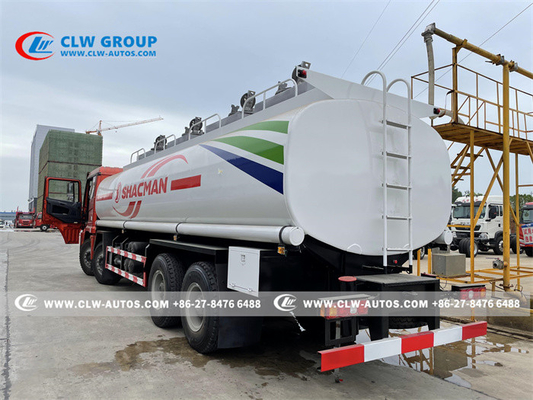 Shacman 8x4 370HP 33cbm 35cbm 37cbm Fuel Tanker Truck For Gasoline Delivery