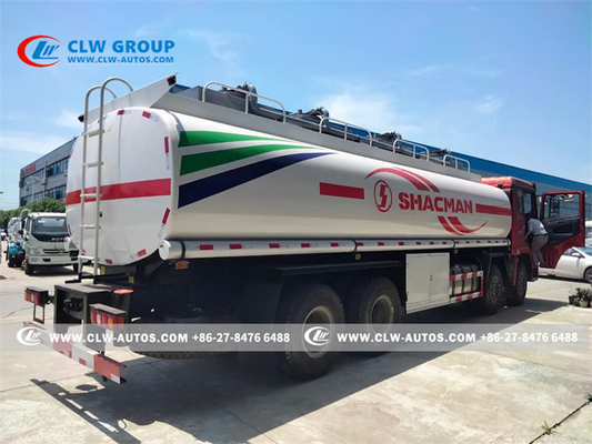 Shacman 8x4 370HP 33cbm 35cbm 37cbm Fuel Tanker Truck For Gasoline Delivery