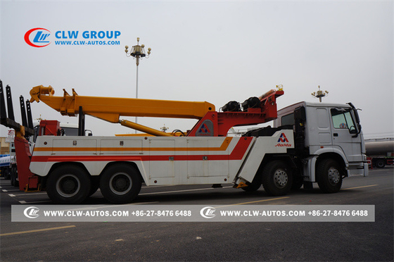 SINOTRUK HOWO 8X4 360 Degree Rotation Heavy Duty Tow Truck