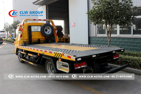 JAC 4X2 Flatbed Tow Truck With Q235A Carbon Steel Body