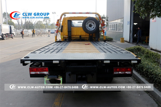 JAC 4X2 Flatbed Tow Truck With Q235A Carbon Steel Body