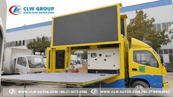 Foton 4X2 RHD LED Billboard Truck For Roadshow