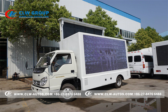 Foton Forland 4X2 7000cd LED Billboard Truck For Advertising