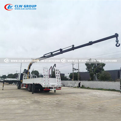 SHACMAN 6×4 Heavy-Duty 16-Ton Folding Boom Truck Mounted Crane with 360-Degree Rotation