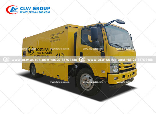 ISUZU 6000L Mobile Fuel Refueling Truck with Dual-Compartment Tank for Simultaneous Refueling and Efficient Fuel Delivery