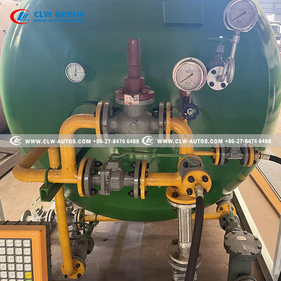 20CBM LPG Skid Station with Carbon Steel Q345R Tank and Safety Valves for Uganda