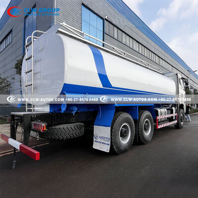FAW J6P 6x6 All-Wheel Drive Fuel Tanker Truck with 25,000 Liter Dual-Compartment Tank and 390HP Turbocharged Diesel Engine