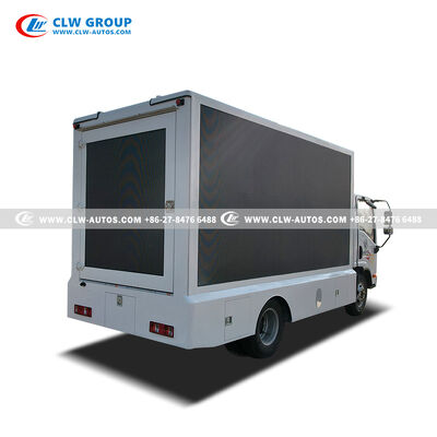 FAW 3-Side P4 Mobile LED Billboard Truck with Hydraulic Lifting Side Screens and Foldable Stage for Digital Advertising