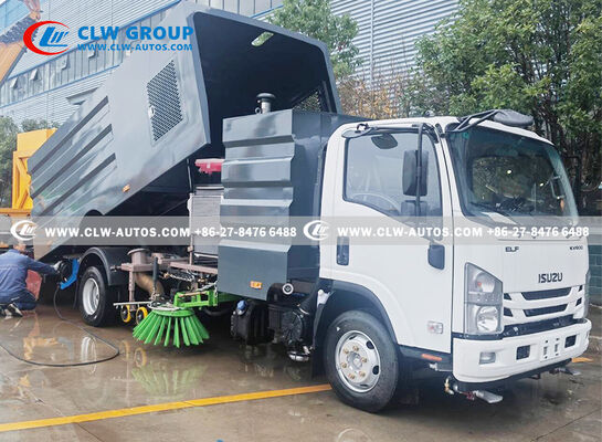 Isuzu KV800 8m³ Capacity Road Sweeper Truck with Dual-Power System for Municipal and Industrial Sanitation