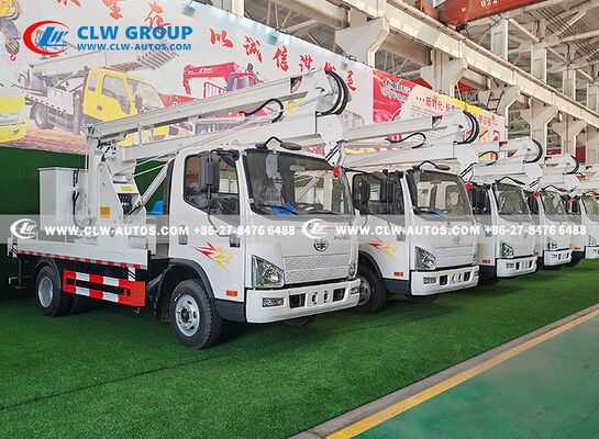 FAW Jiefang 16m Articulated Aerial Work Platform with 600V Insulated Bucket and 4x2 Chassis for Electrical Maintenance