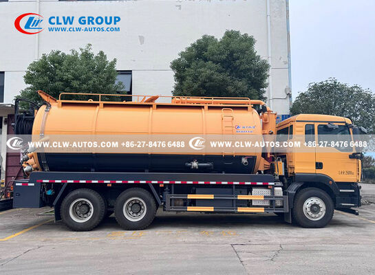 Sinotruk HOWO TX 18m³ Combination Sewer Cleaning Truck with High-Pressure Jetting System and 6m Suction Depth
