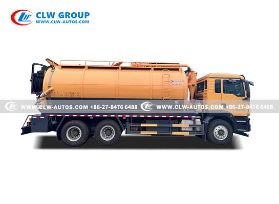 Sinotruk HOWO TX 18m³ Combination Sewer Cleaning Truck with High-Pressure Jetting System and 6m Suction Depth