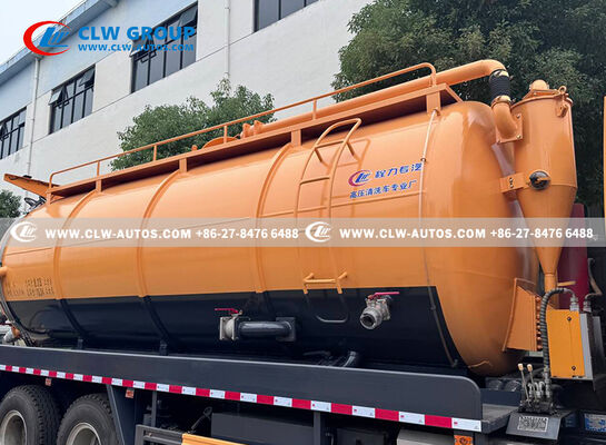 Sinotruk HOWO TX 18m³ Combination Sewer Cleaning Truck with High-Pressure Jetting System and 6m Suction Depth