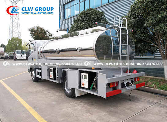 HOWO 4x2 RHD Mobile Refueling Truck with Mirrored Aluminum Alloy Tank and Dual-Dispenser System