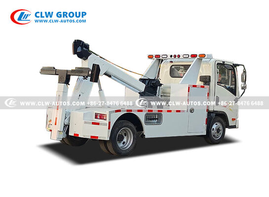 FAW Tiger VR 4x2 Light Duty Wrecker Truck with 350kg Lifting Capacity and China VI Diesel Engine for Urban Towing