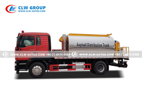 Sinotruk Sitrak 10,000L Intelligent Asphalt Distributor with RIELLO Burner and Proportional Pump Control