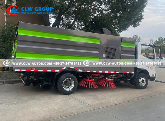 FAW 5.5m³ Right-Hand Drive Road Sweeper Truck with Regenerative Air Suction and Intelligent Touchscreen Control