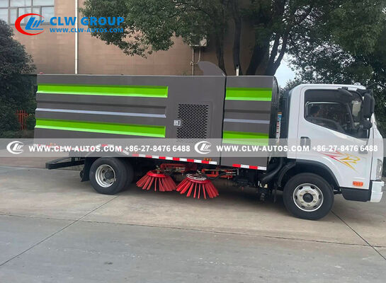FAW 5.5m³ Right-Hand Drive Road Sweeper Truck with Regenerative Air Suction and Intelligent Touchscreen Control
