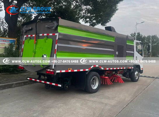 FAW 5.5m³ Right-Hand Drive Road Sweeper Truck with Regenerative Air Suction and Intelligent Touchscreen Control