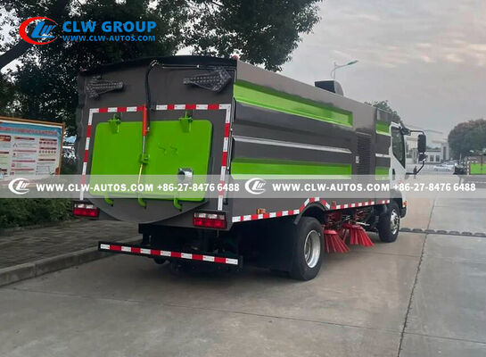 FAW 5.5m³ Right-Hand Drive Road Sweeper Truck with Regenerative Air Suction and Intelligent Touchscreen Control