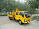 ISUZU Truck Mounted Telescopic Crane For Construction Material Transportation
