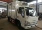 ISUZU 2 Tons Ice Box Truck , Refrigerated Cold Room Truck For Frozen Fish Transportation